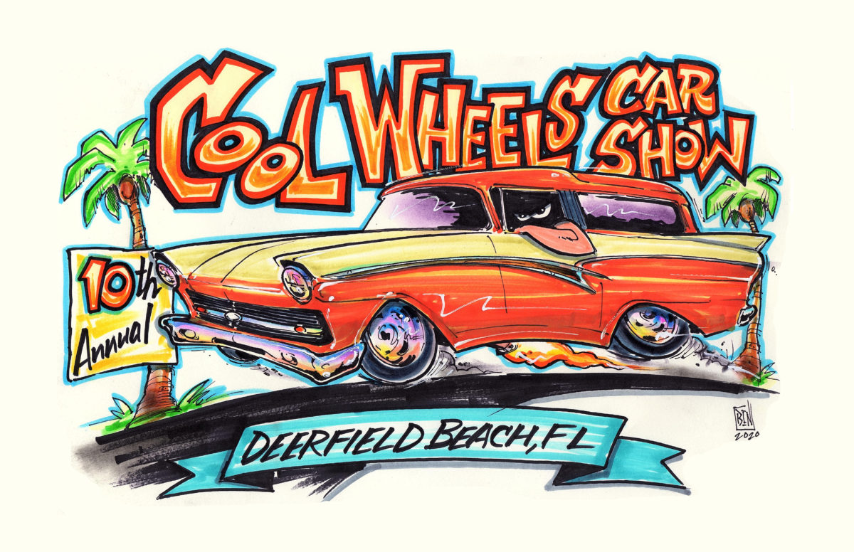 Cool Wheels Car Show artwork